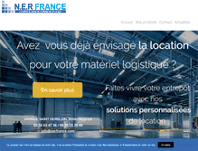 Tablet Screenshot of nerfrance.com